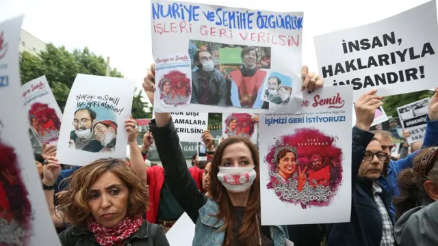 Bugün Nuriye Gülmen ve Semih Özakça'ya destek olmak 9 Haziran'da İstanbul'da düzenlenen eylem
