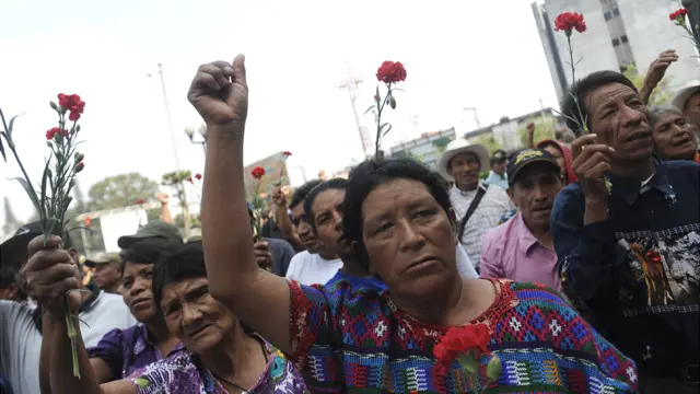 Indígenas guatemaltecos.