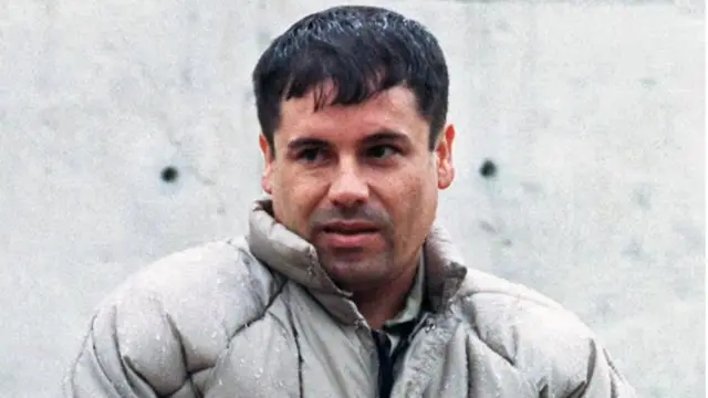 Joaquin Guzman Loera, Known as "El Chapo" is pictured on July 10, 1993 at La Palma prison in Almoloya of Juarez, Mexico