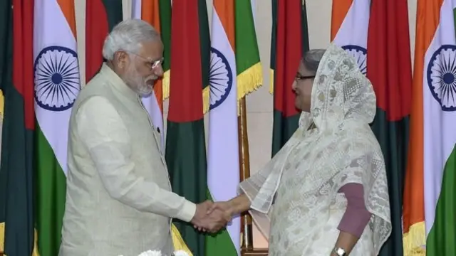 नरेंद्र मोदी, शेख़ हसीना
