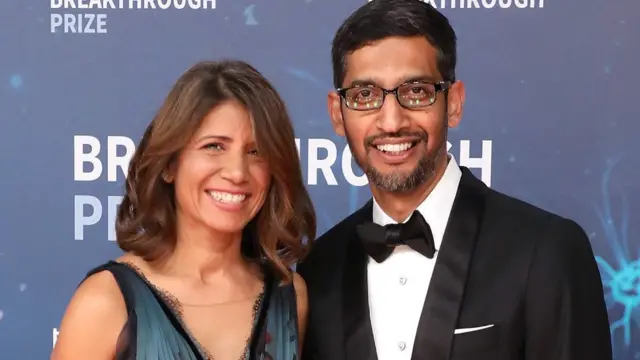 Anjali et Sundar Pichai