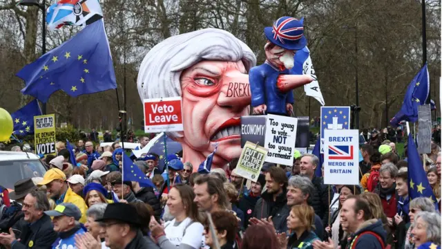 เดินขบวนต้านเบร็กซิท