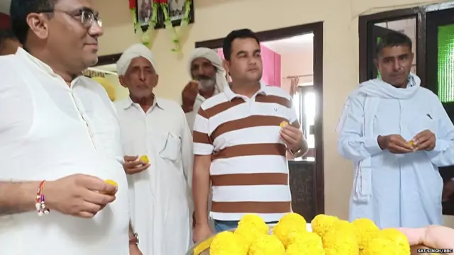 CELEBRATIONS AT MANJIT SINGH'S HOUSE