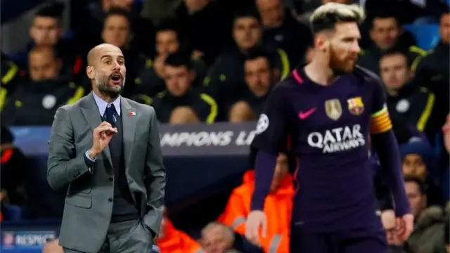 Pep Guardiola ve Lionel Messi