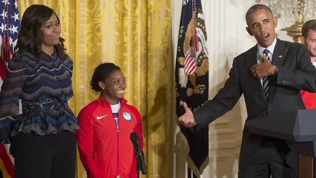 Simone Biles Beyaz Saray'da