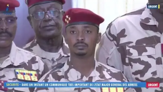 Mahamat Idriss Déby Itno (uzwi nanone nka Mahamat Kaka), Jenerali w'inyenyeri enye, ni we wagizwe umukuru w'inzibacyuho nyuma y'urupfu rwa se ku rugamba