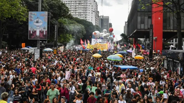 Protesto nesta quartaaposta brasil netSão Paulo