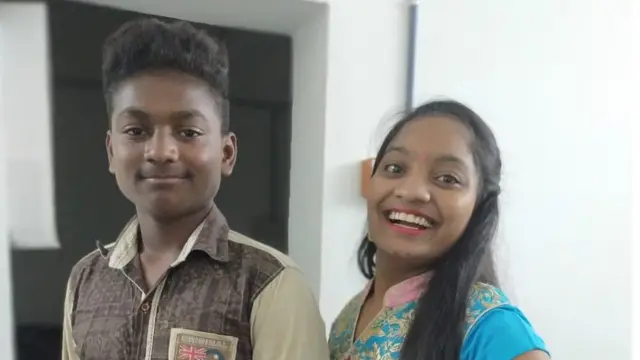 ભાઈ તુષાર સાથે ધ્રુવી પટેલ