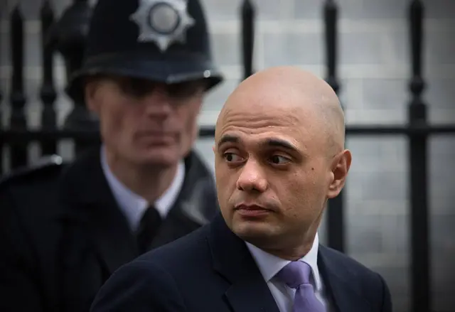 બ્રિટનના ગૃહમંત્રી સાજિદ જાવેદ.