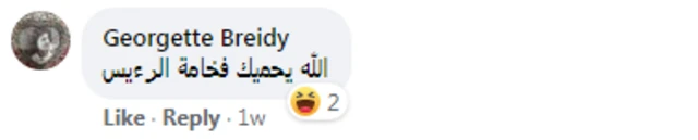 تعليق مؤيد لرئيس الجمهورية اللبناني