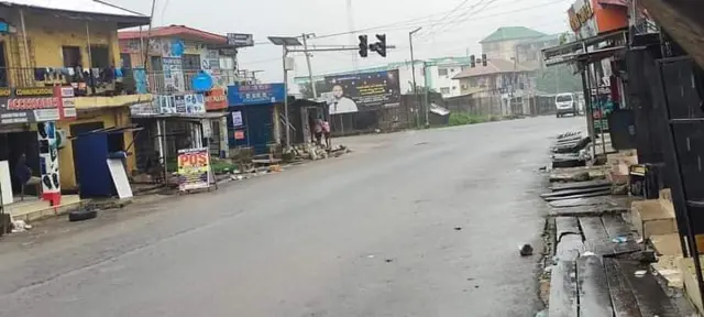Locked up shops for Owerri Imo state capital