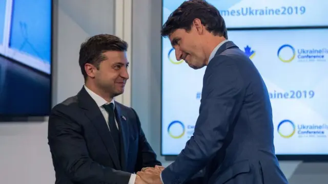 Зеленский и Трюдо