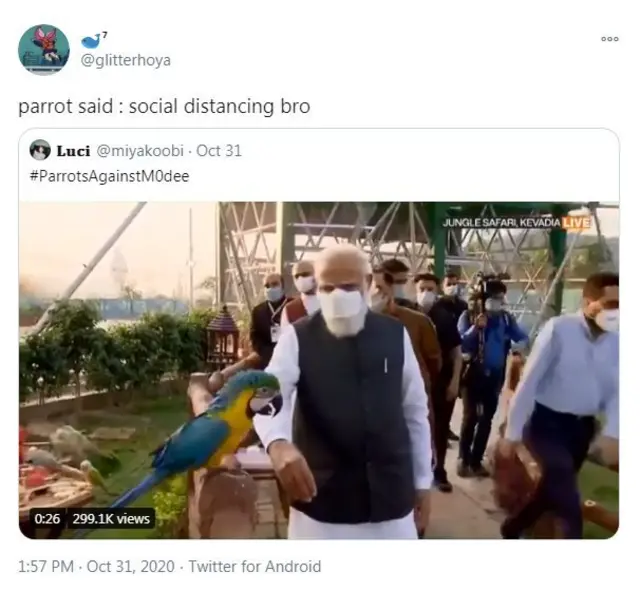 مودی اور طوطا