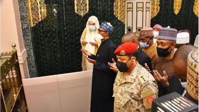 Buhari a Madina