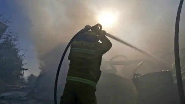 حرائق غابات هائلة في إسرائيل