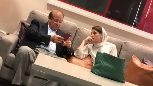 نواز شریف کی وطن واپسی تصاویر میں