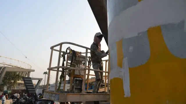 રંગરોગાનની કામગીરી