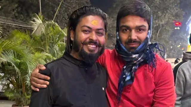 अमन कुमार के साथ मनीष कश्यप