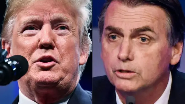 Donald Trump y Jair Bolsonaro.