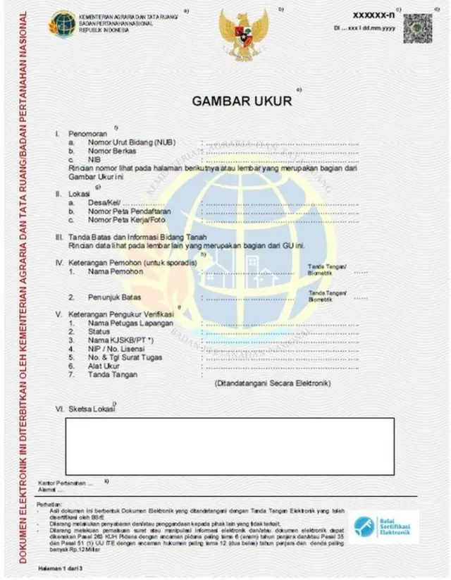 sertifikat tanah elektronik