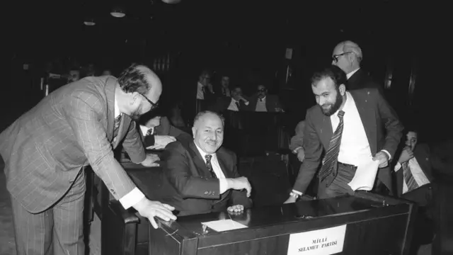 Temel Karamollaoğlu ve Necmettin Erbakan