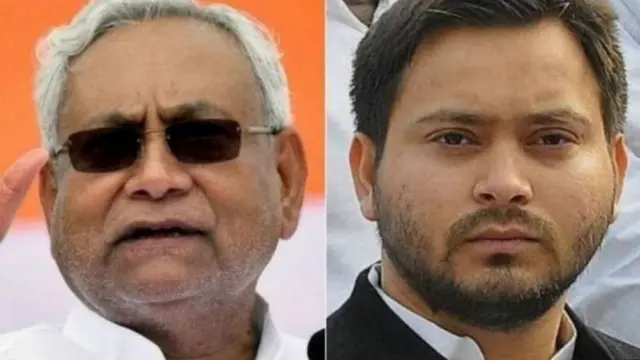 नीतीश कुमार और तेजस्वी यादव