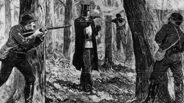 نیڈ کیلی کی آخری لڑائی کا ایک خاکہ