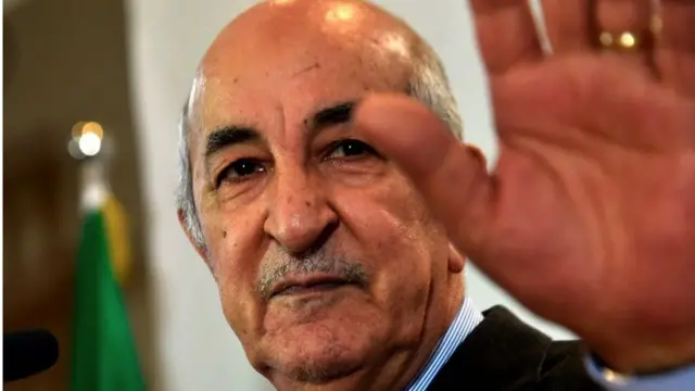 الرئيس الجزائري عبدالمجيد تبون