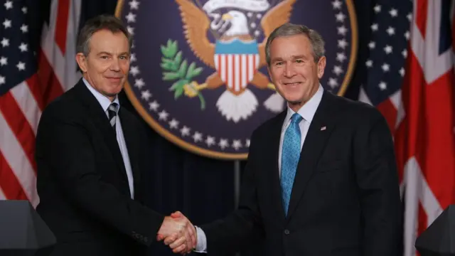 Тони Блэр, Джордж Буш
