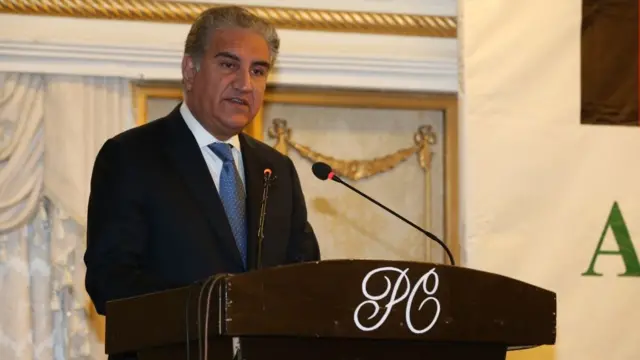 பாகிஸ்தான் வெளியுறவு அமைச்சர் ஷா மஹ்மூத் குரேஷி