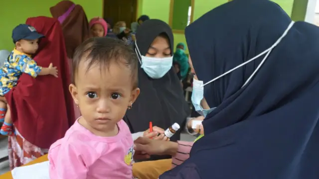 Kegiatan Posyandu di Kabupaten Takalar, Sulawesi Selatan