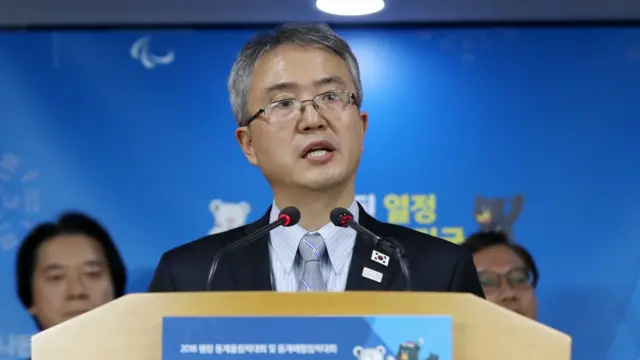 남측 실무회담 대표인 이우성 문화체육관광부 문화예술정책실장