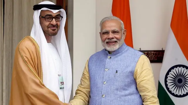 મોદી તથા સાઉદી નેતા