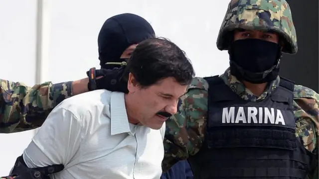 la captura del Chapo Guzmán.