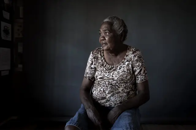 An image from photographer David Prichard's series Tribute to Indigenous Stock Women