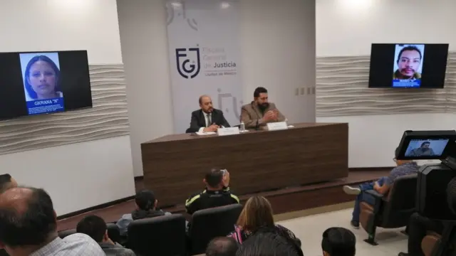 Presentación de los sospechosos