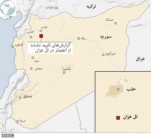 نقشه تل عزان