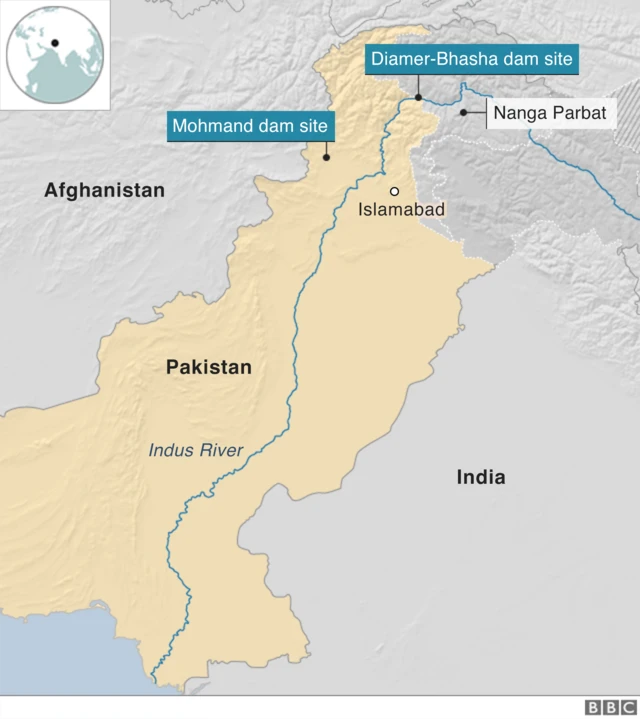 గిల్గిత్-బాల్టిస్తాన్లో డైమెర్-భాషా సాగునీటి ప్రాజెక్టు నిర్మించతలపెట్టిన ప్రాంతం ఇదే