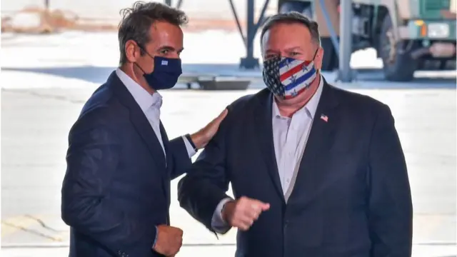 Miçotakis ve Pompeo