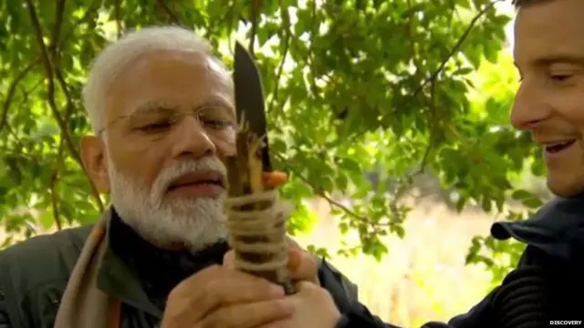 ਨਰਿੰਦਰ ਮੋਦੀ, ਬੀਅਰ ਗ੍ਰਿਲਸ