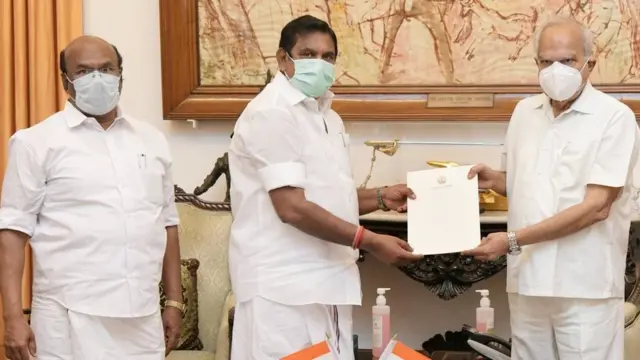 ஏழு பேர் விடுதலை குறித்து ஆளுநரைச் சந்தித்தார் முதலமைச்சர் பழனிசாமி