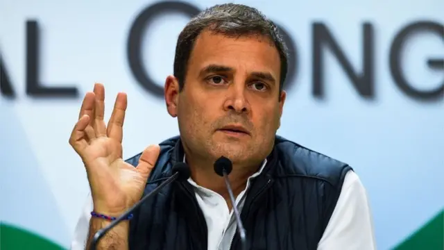 कांग्रेस अध्यक्ष राहुल गांधी