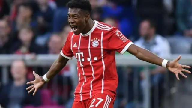 Beki wa Bayern Munich David Alaba, 26