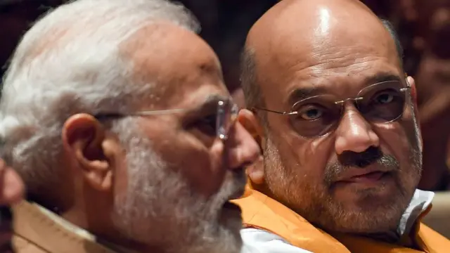 નરેન્દ્ર મોદી અને અમિત શાહ