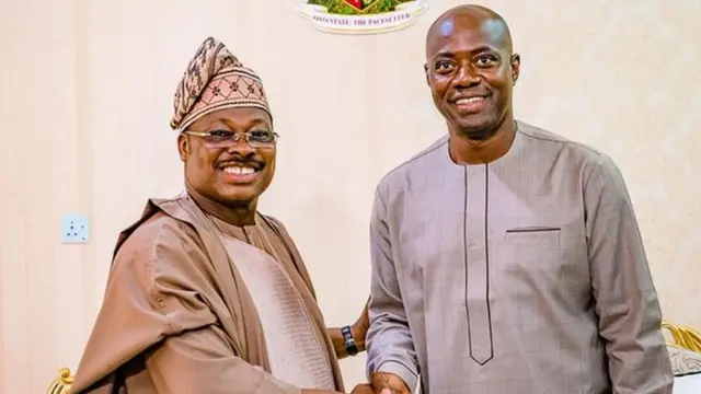 Ajimobi pẹlu GOMINA SEYI MAKINDE