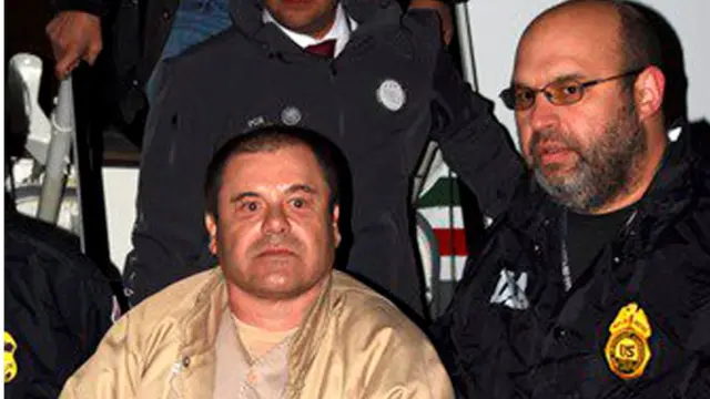 إل شابو لحظة القبض عليه