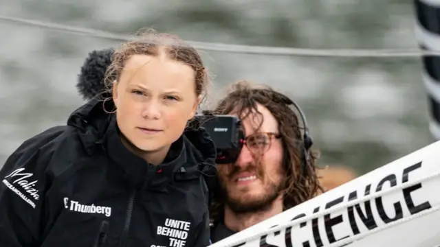 Nathan Grossman memfilmkan Greta Thunberg