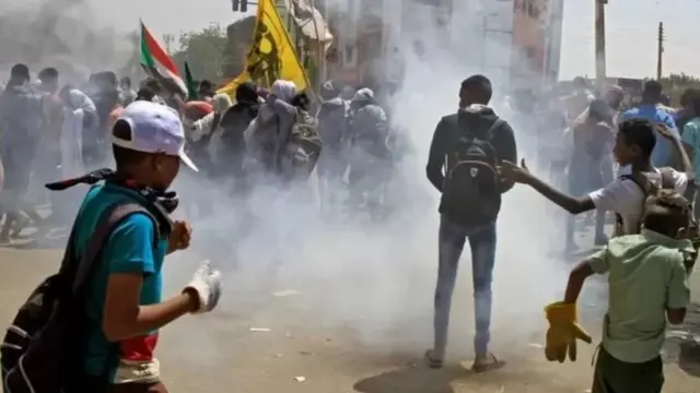 مظاهرات في الخرطوم