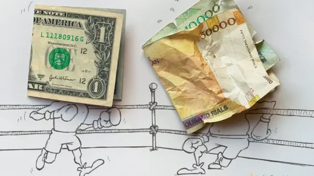 طرح روزنامه صبح نو از وضعیت متلاطم بازار ارز در ایران