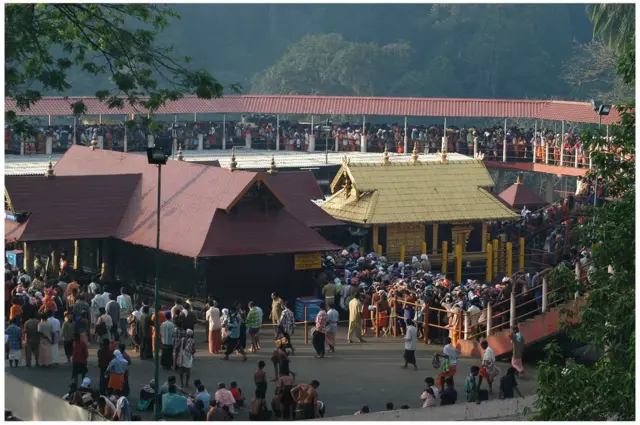 శబరిమలలోని అయ్యప్ప ఆలయం